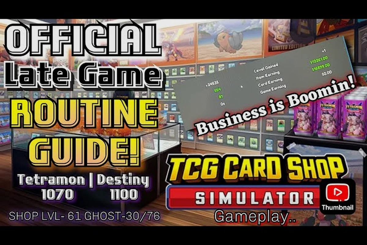TCG Card Shop Simulator Late Game Guide: Wealth & Tours