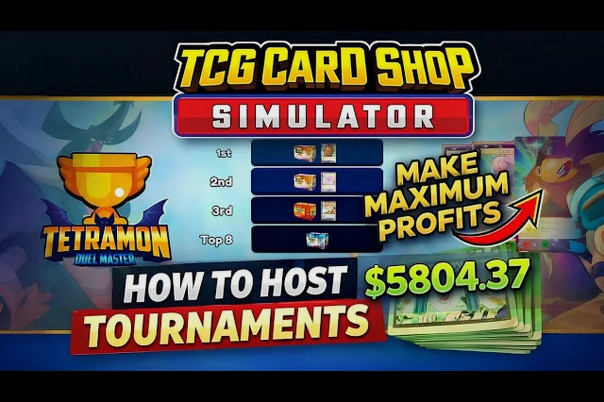 TCG Card Shop Simulator Tournament Hosting: XP